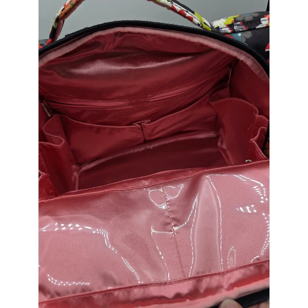 Ju Ju Be Dancing Dahlias Be Prepared Diaper Bag / Backpack Floral Print /UU